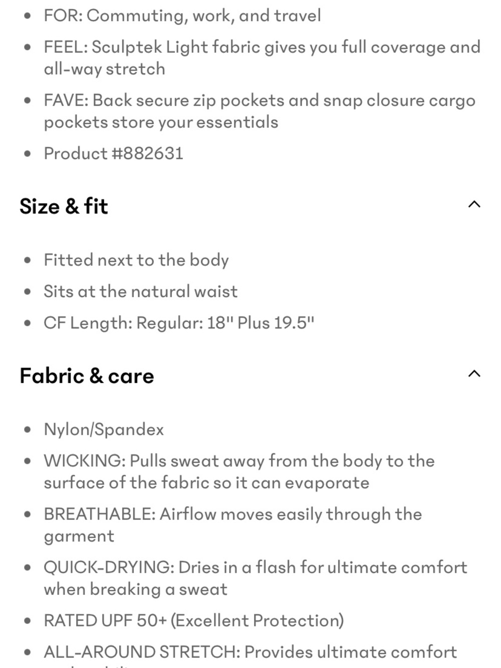 Athleta Black Mini Skirt with Cargo Pockets - Picture 4 of 6
